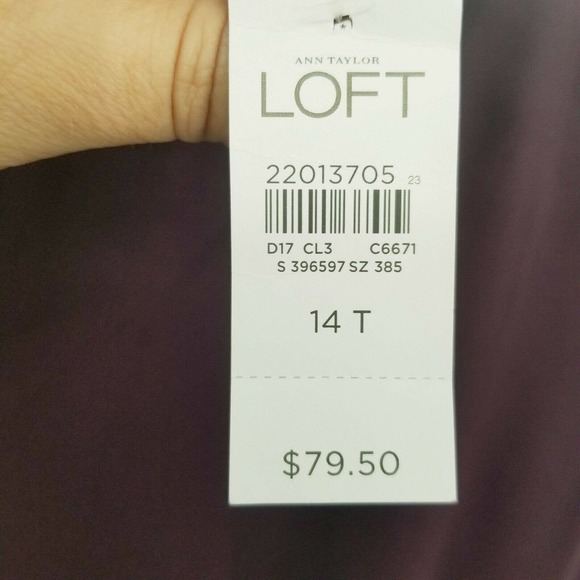 Loft 14 tall sleeveless sheath Dress - Picture 4 of 8